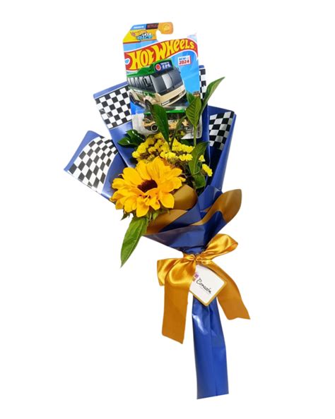 Girasol Hot Wheels Detalles de Corazón