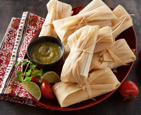 Chicken Tamales with Tomatillo Salsa Recipe - Daisy Brand