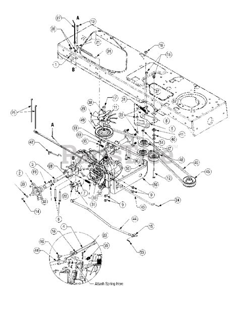 Cub Cadet Transmission Diagram Cub Cadet Mower Fmz Diagrams