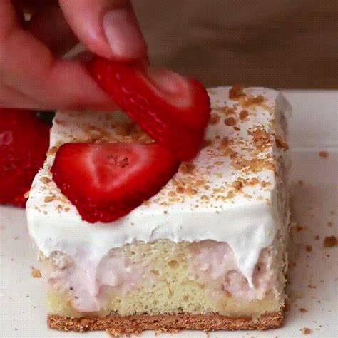 Strawberry Cheesecake Poke Cake Album On Imgur