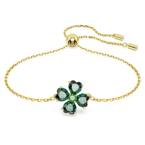 Bracelet Idyllia Tailles variées Trèfle à quatre feuilles Vert