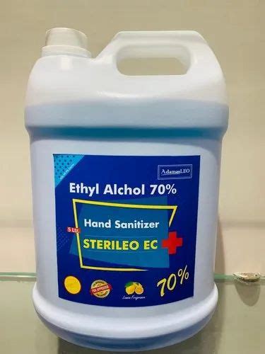 Hand Sanitizer 5 Litre At Rs 550 Commercial Hand Sanitizer In