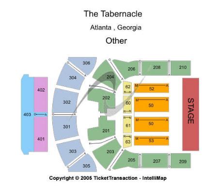 The Tabernacle Atlanta Seating Chart | Brokeasshome.com