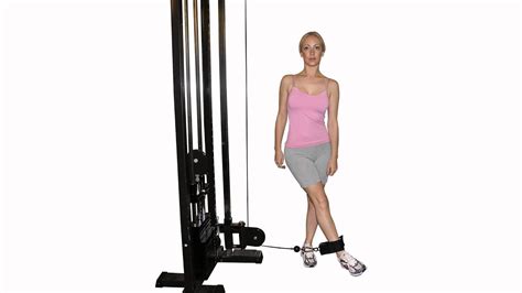 Hip Adduction With Cable Youtube