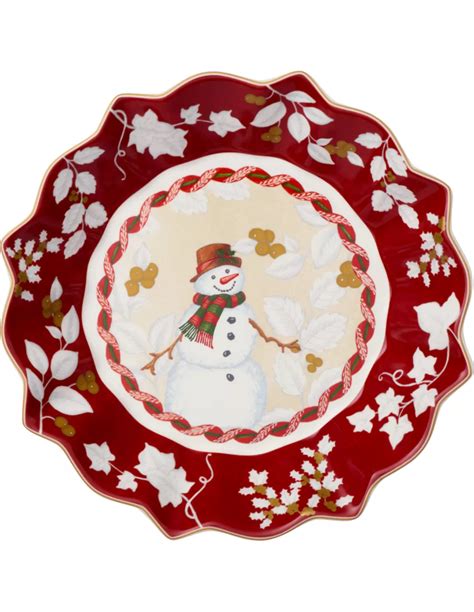 Villeroy Boch Toy S Fantasy Schaal Snowmen 25 Cm