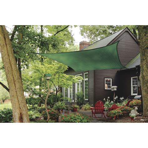 Shelterlogic Sun Shade Sail Ft Square Evergreen Model