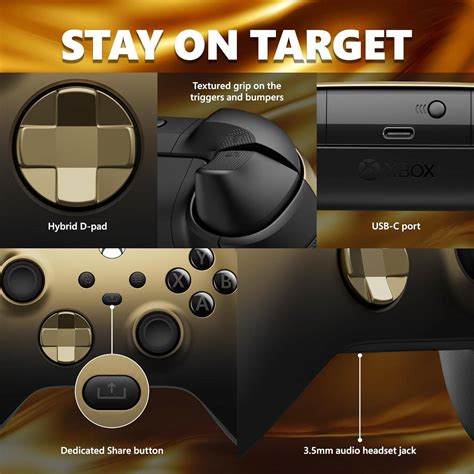 Xbox Wireless Controller Gold Shadow Special Edition