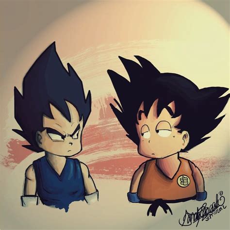 Dbz Kid Goku Vs Kid Vegeta