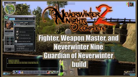 Neverwinter Nights Fighter Weapon Master Neverwinter Nine Guardian Of