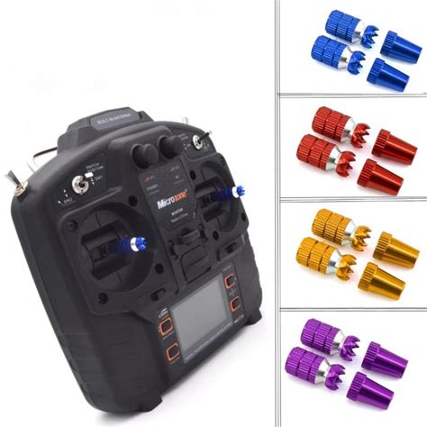 2pcs Aluminum Rc Car Plane Controller Rocker Head M3 3mm Transmitter