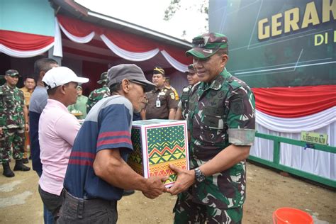 Kick Off TNI AD Manunggal Air Tahun 2024 Peresmian Sumber Air Bersih