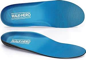 Amazon Walkhero Plantar Fasciitis Pain Relief Insoles High Arch