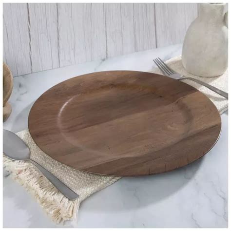 Rustic Wood Grain Charger Plate Hobby Lobby 2121663