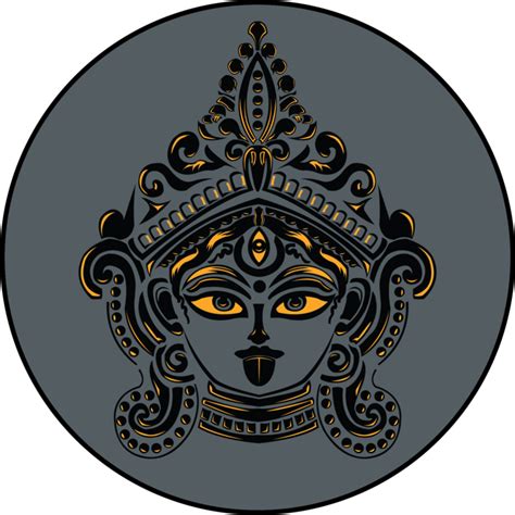 Maa Kali Face Png Tatuaz Kali Yuga Clipart Large Size Png Image