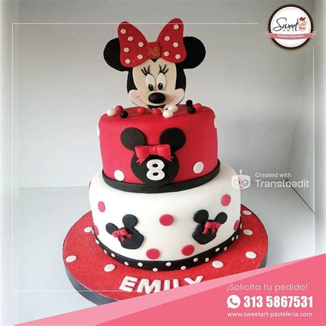 Torta Y Galletas Minnie Mouse Decorated Cake By Sweet CakesDecor