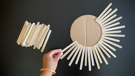 2 Beautiful Wall Hanging Craft Using Ice Cream Sticks Paper Craft For