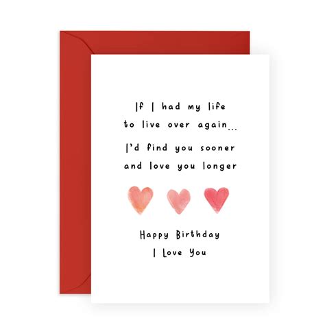 Funny Birthday Card For Partner Wife Husband Boyfriend Girlfriend In English Witty Creations