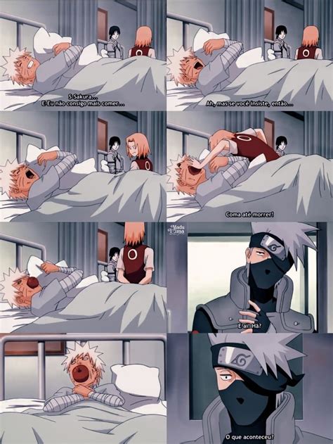 Tirinha Naruto Shippuden Time Kakashi Naruto Uzumaki Sakura Haruno