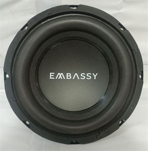 Woofer Subwoofer Embassy Inch Dauble Coil Magnet Besar Ohm Watts