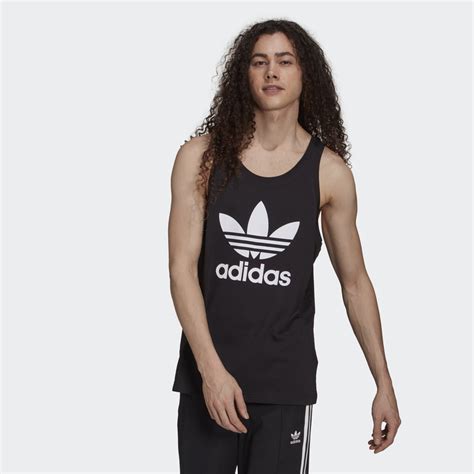 Débardeur Homme Adidas Originals Adicolor Trefoil Tank Top Noir