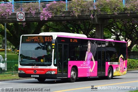 Bus 855 SMRT Buses Mercedes Benz Citaro SMB164X Bus Interchange