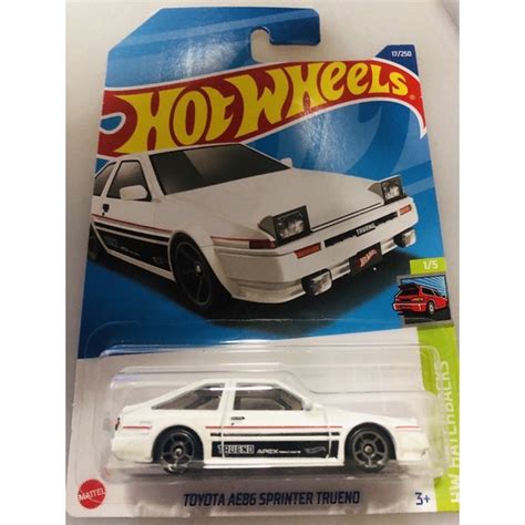 HOTWHEELS TOYOTA AE86 SPRINTER TRUENO WHITE Shopee Malaysia