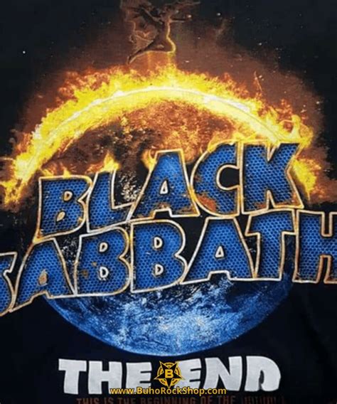 Black Sabbath The End Tour Buho Rock Shop