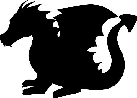 Welsh Dragon Outline - ClipArt Best