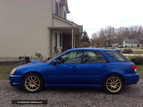 2004 Subaru Impreza Wrx Blue Wagon