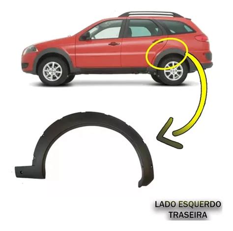 Moldura Para Lama Traseira Esquerda Fiat Palio Weekend