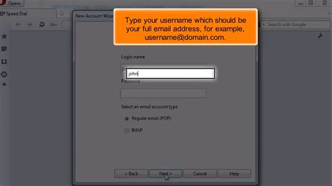 Opera Mail How To Configure A POP Email Account YouTube
