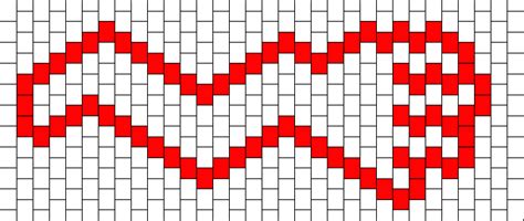 Omori Red Hand Pony Bead Patterns Misc Kandi Patterns For Kandi Cuffs