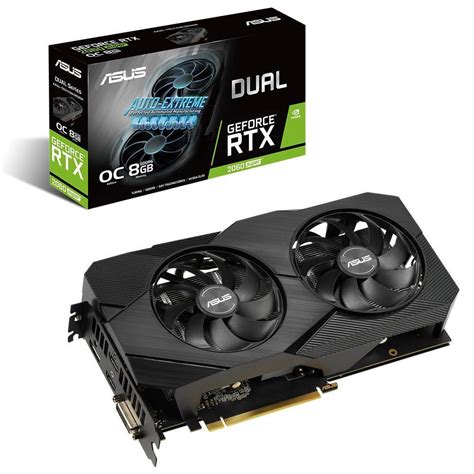 Asus Geforce Dual Rtx Super Evo V Oc Gb Gddr Bit Dx Ekran