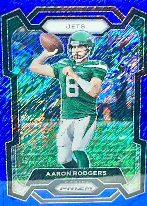 Aaron Rodgers Prizm Blue Shimmer Price Guide Sports