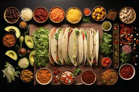 Premium AI Image Taco Temptations A Visual Journey Into Vegan