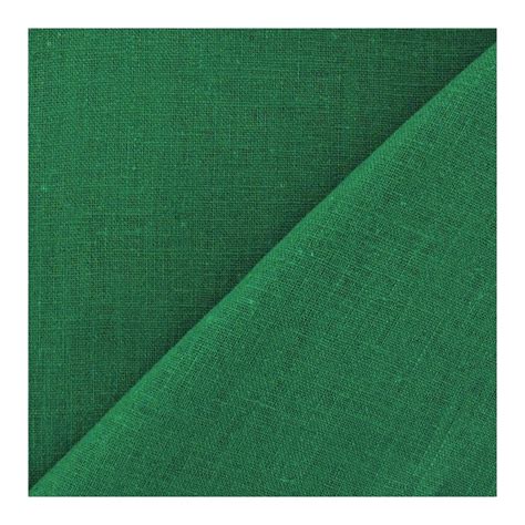 Tissu Lin Tissu Lin Vert Malachite Ma Petite Mercerie