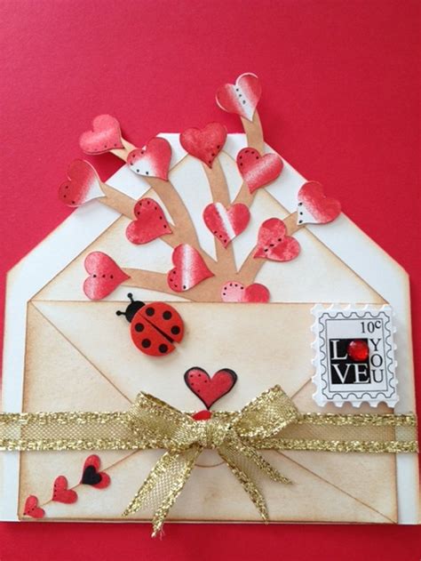 Craft Creations: Valentine Envelope Shaped Card