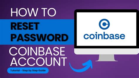 How To Reset Coinbase Account Password Youtube