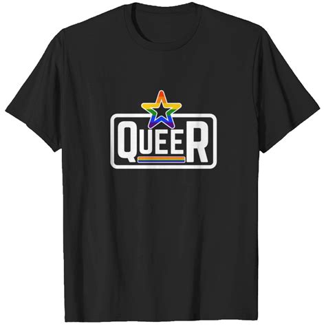 Lgbt Queer Gay Pride Star Csd Coming Out Rainbow T Shirt Men S