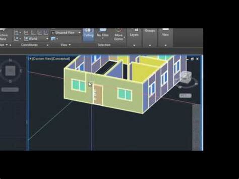 MODELADO DE UNA CASA EN AUTOCAD 3D YouTube