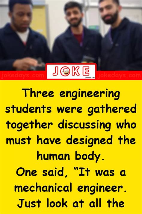 Clean Funny Jokes Clean Humor Engineering Student Mechanical