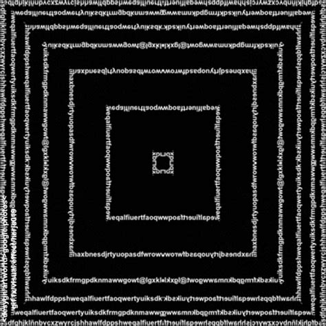 An Abstract Black And White Square Pattern With Squares In The Middle