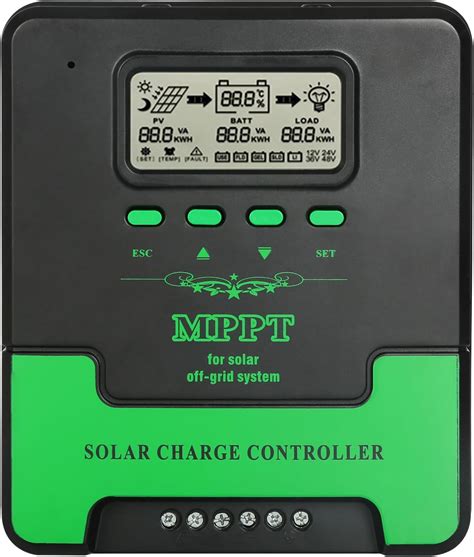 BuyWeek 40A MPPT Laderegler 12 24V Auto Solarladeregler LCD Display