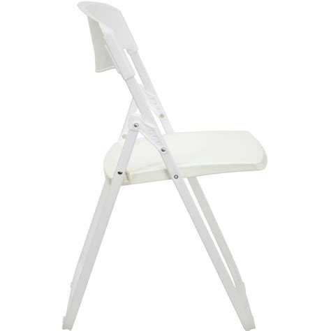 Flash Furniture Hercules Series Heavy Duty Plastic Folding Chair In White And Reviews Wayfair