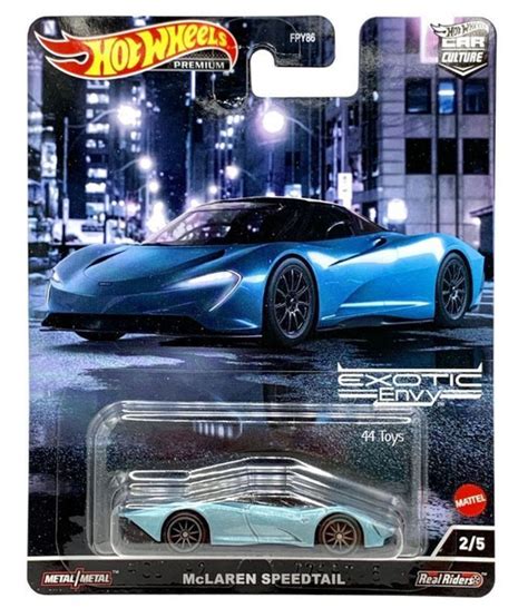 Машинка Hot Wheels McLaren Speedtail Car Culture Exotic Envy Premium Хот Вилс Премиум купить