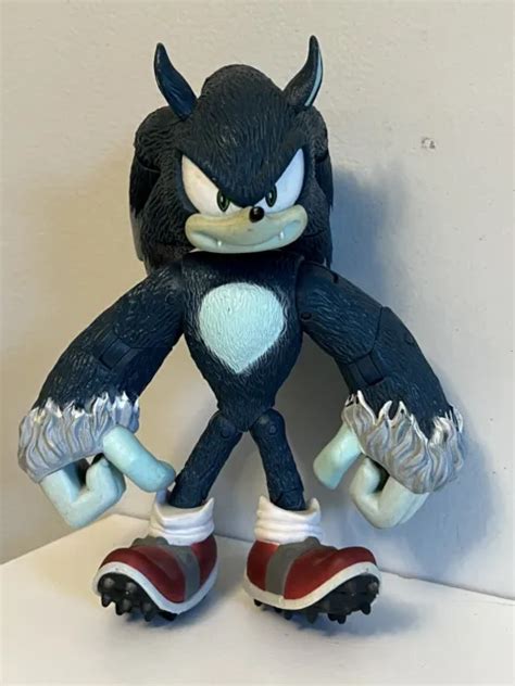 Rare Sega Sonic The Hedgehog Werehog Action Figure Jazwares Sonic