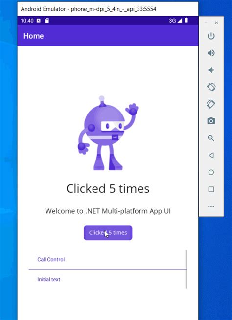 menu  button  maui microsoft qa