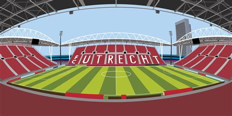 Stadion Galgenwaard FC Utrecht Fotobehang