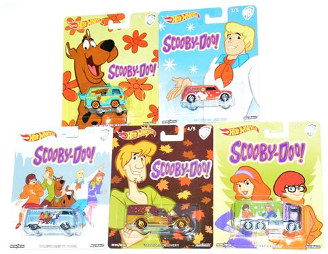 Hot Wheels Pop Culture WB Scooby Doo Complete Set Universal