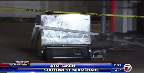 Police Investigate After Crook Attempts To Steal Atm In Sw Miami Dade